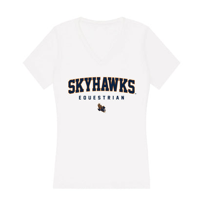 UT Martin - NCAA Equestrian : Annie Batsche - Women's V-Neck T-Shirt-0