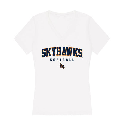 UT Martin - NCAA Softball : Kaytie Chandler - Women's V-Neck T-Shirt-0