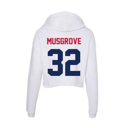 South Alabama - NCAA Baseball : Fuller Musgrove - Women's Crop Fleece Hoodie-1