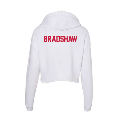 South Alabama - NCAA Men's Track & Field : Nate Bradshaw - Women's Crop Fleece Hoodie-1