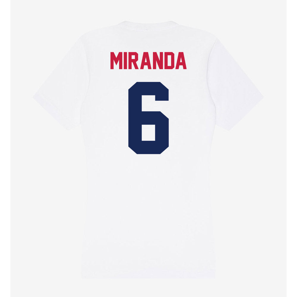 South Alabama - NCAA Baseball : Talan Miranda - Women's V-Neck T-Shirt-1