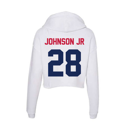 South Alabama - NCAA Football : Tomareo Johnson Jr - Women's Crop Fleece Hoodie-1