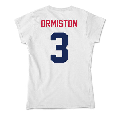 South Alabama - NCAA Men's Basketball : Elijah Ormiston - Soft Style Women’s T-Shirt-1