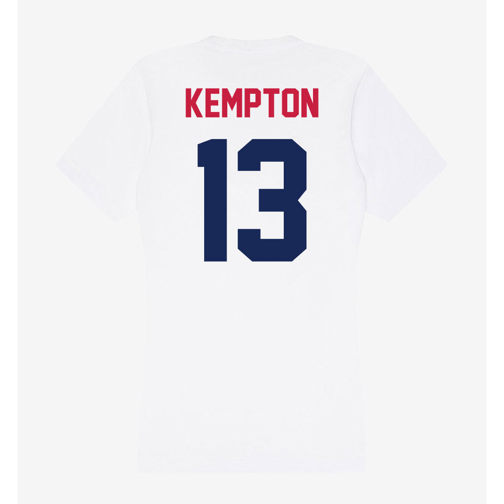 South Alabama - NCAA Women's Soccer : Peyton Kempton - Women's V-Neck T-Shirt-1