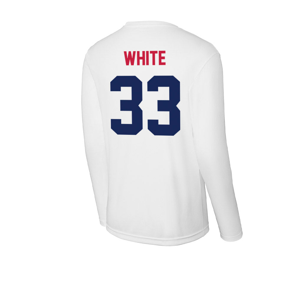 South Alabama - NCAA Softball : Amity White - Activewear Long Sleeve T-Shirt-1