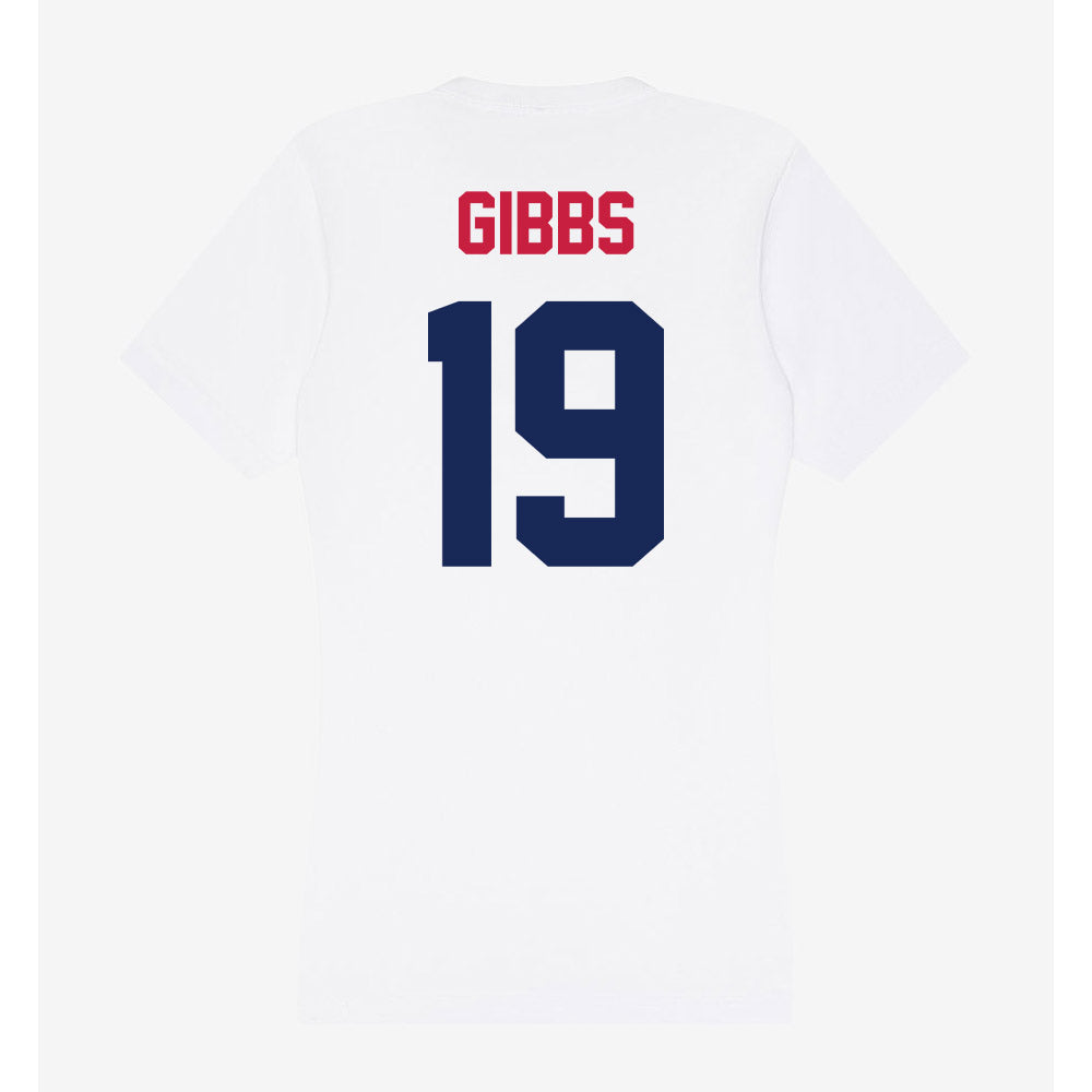 South Alabama - NCAA Football : Rodrecas Gibbs - Women's V-Neck T-Shirt-1