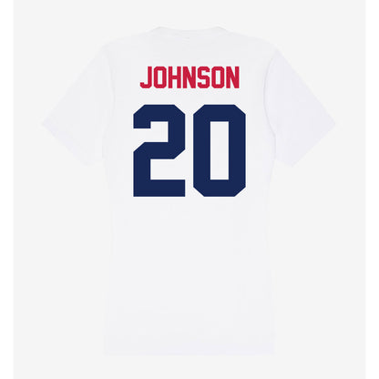 South Alabama - NCAA Football : Tirrell Johnson - Women's V-Neck T-Shirt-1