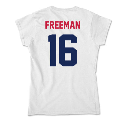 South Alabama - NCAA Women's Volleyball : Alivia Freeman - Soft Style Women’s T-Shirt-1