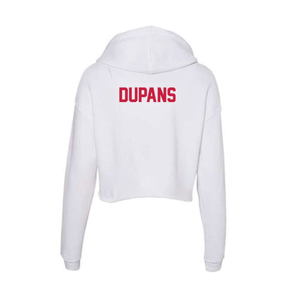 South Alabama - NCAA Women's Track & Field : Flora Dupans - Women's Crop Fleece Hoodie-1