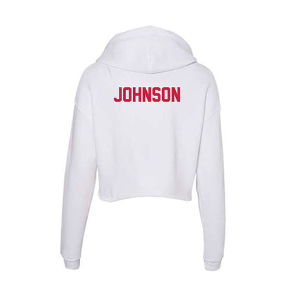 South Alabama - NCAA Women's Track & Field : Mary Johnson - Women's Crop Fleece Hoodie-1