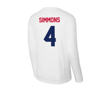 South Alabama - NCAA Women's Basketball : Michiyah Simmons - Activewear Long Sleeve T-Shirt-1
