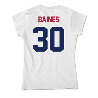 South Alabama - NCAA Women's Basketball : Jeriyah Baines - Soft Style Women’s T-Shirt-1