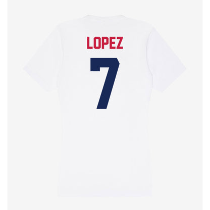 South Alabama - NCAA Football : Gio Lopez - Women's V-Neck T-Shirt-1