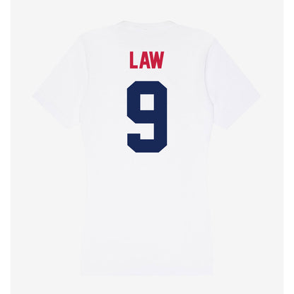 South Alabama - NCAA Men's Basketball : Peyton Law - Women's V-Neck T-Shirt-1