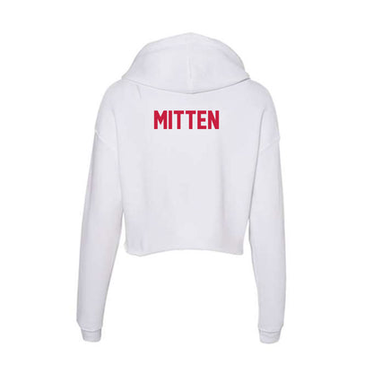 South Alabama - NCAA Men's Track & Field : John Mitten - Women's Crop Fleece Hoodie-1