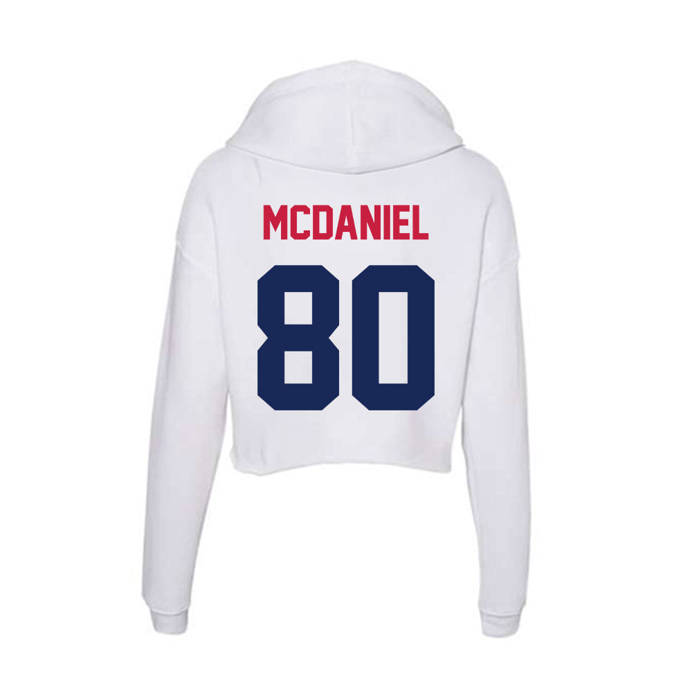 South Alabama - NCAA Football : Hollis McDaniel - Women's Crop Fleece Hooded Sweatshirt-1