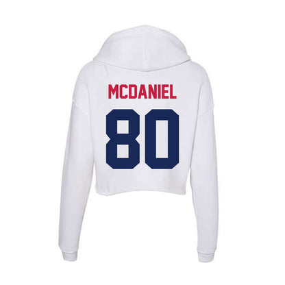 South Alabama - NCAA Football : Hollis McDaniel - Women's Crop Fleece Hooded Sweatshirt-1