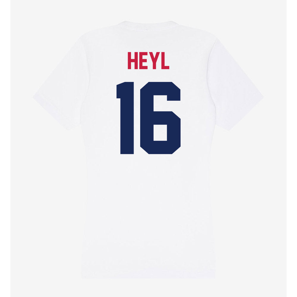 South Alabama - NCAA Softball : Cailyn Heyl - Women's V-Neck T-Shirt-1