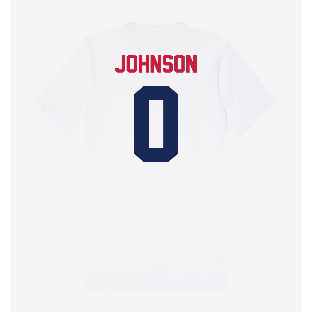 South Alabama - NCAA Men's Track & Field : Alex Johnson - Women's V-Neck T-Shirt-1