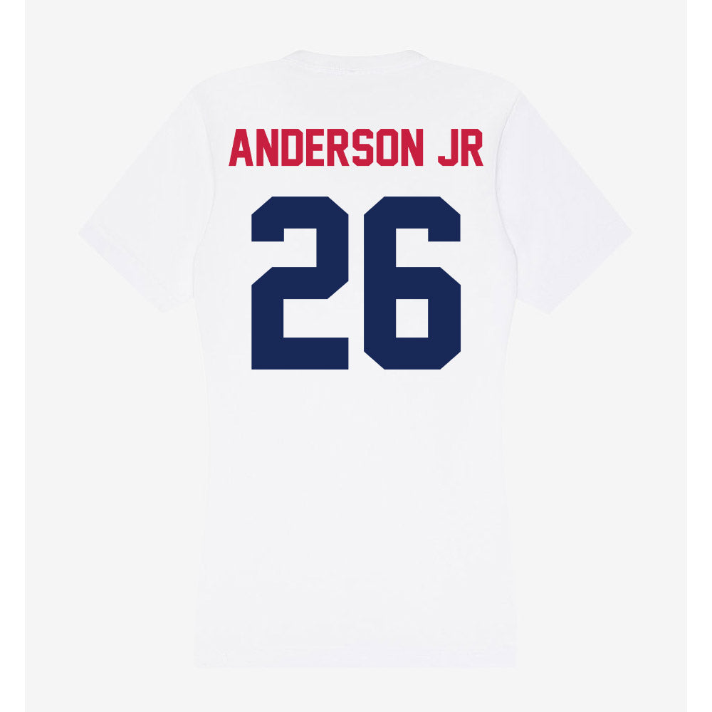 South Alabama - NCAA Football : Xavious Anderson Jr - Women's V-Neck T-Shirt-1
