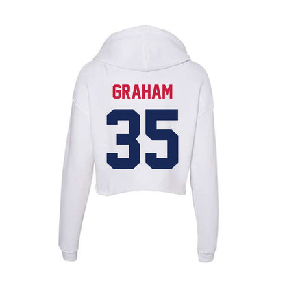South Alabama - NCAA Baseball : Konnor Graham - Women's Crop Fleece Hoodie-1