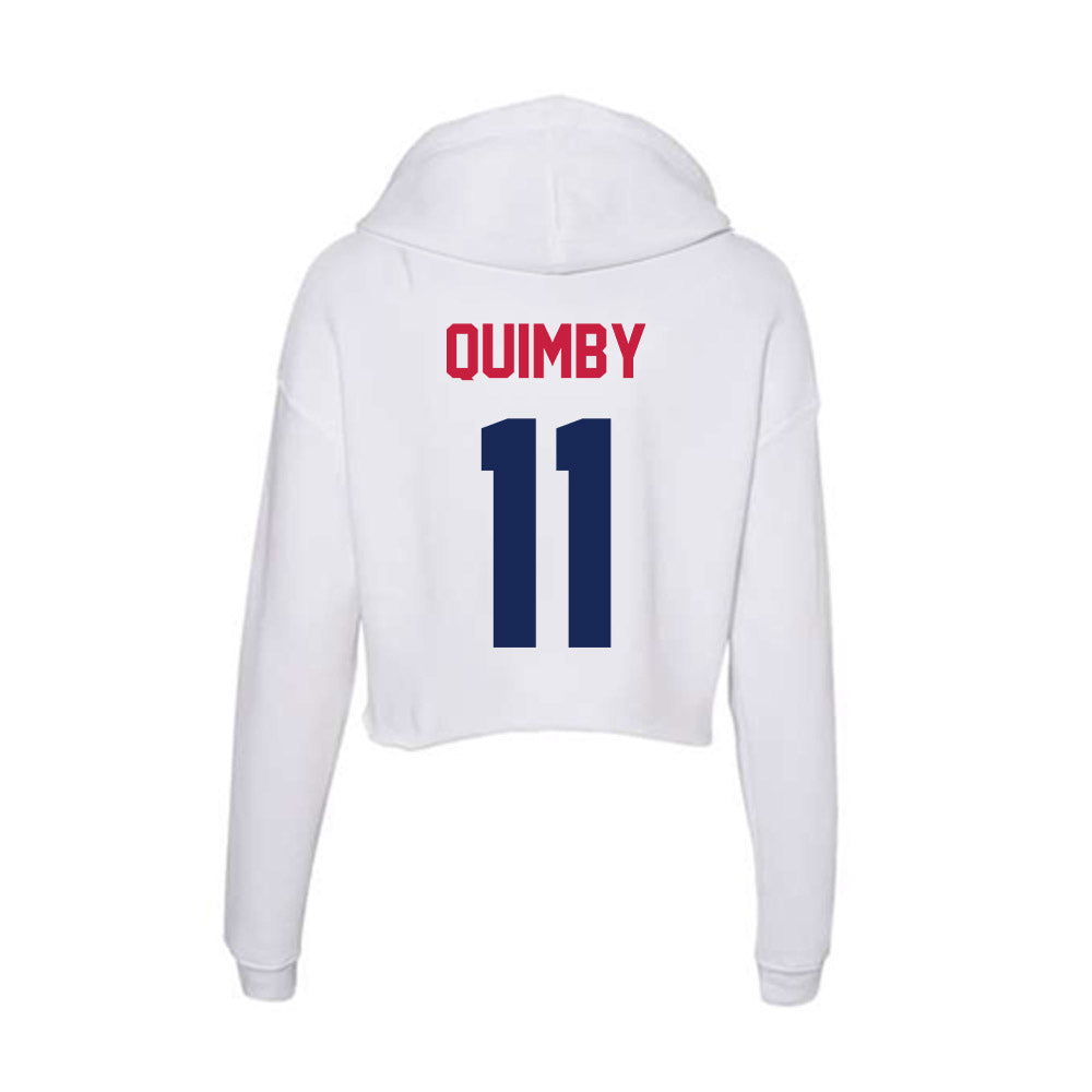 South Alabama - NCAA Baseball : Bryant Quimby - Women's Crop Fleece Hoodie-1