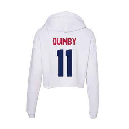 South Alabama - NCAA Baseball : Bryant Quimby - Women's Crop Fleece Hoodie-1