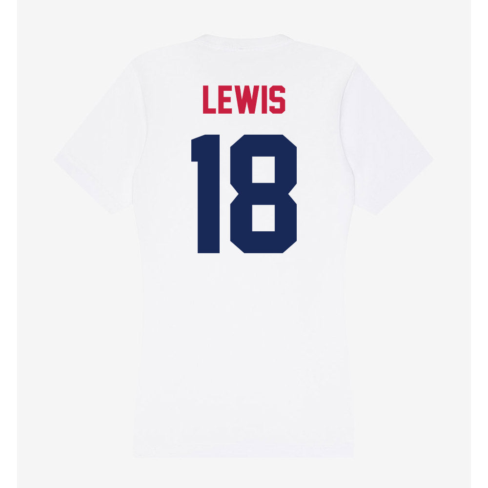 South Alabama - NCAA Football : Masey Lewis - Women's V-Neck T-Shirt-1