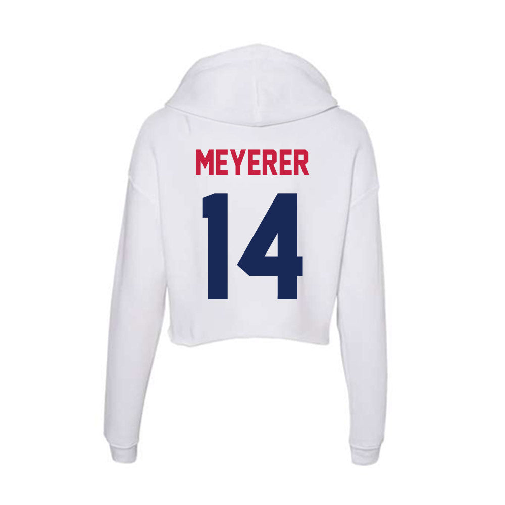 South Alabama - NCAA Women's Soccer : MacKenzie Meyerer - Women's Crop Fleece Hoodie-1