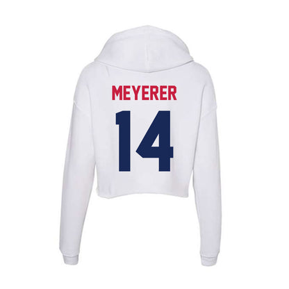 South Alabama - NCAA Women's Soccer : MacKenzie Meyerer - Women's Crop Fleece Hoodie-1