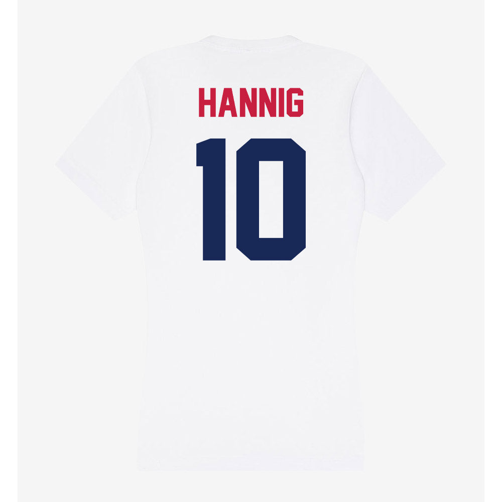 South Alabama - NCAA Men's Tennis : Braden Hannig - Women's V-Neck T-Shirt-1