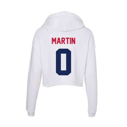 South Alabama - NCAA Football : Pj Martin - Women's Crop Fleece Hoodie-1