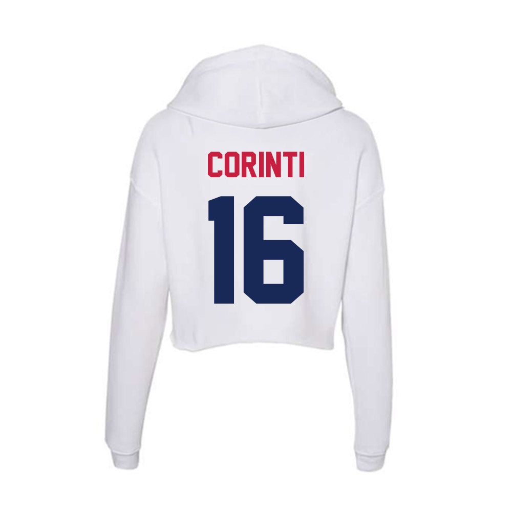 South Alabama - NCAA Baseball : Roman Corinti - Women's Crop Fleece Hooded Sweatshirt-1