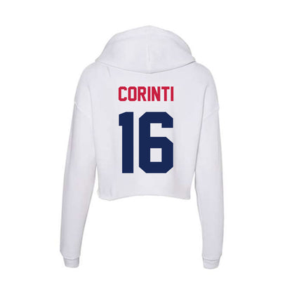 South Alabama - NCAA Baseball : Roman Corinti - Women's Crop Fleece Hooded Sweatshirt-1