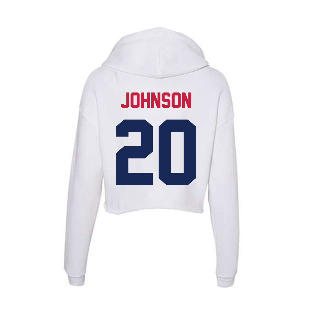 South Alabama - NCAA Football : Tirrell Johnson - Women's Crop Fleece Hoodie-1