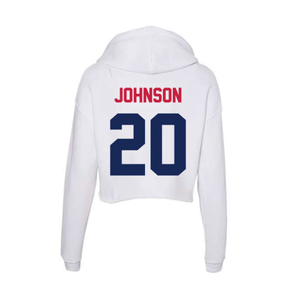 South Alabama - NCAA Football : Tirrell Johnson - Women's Crop Fleece Hoodie-1