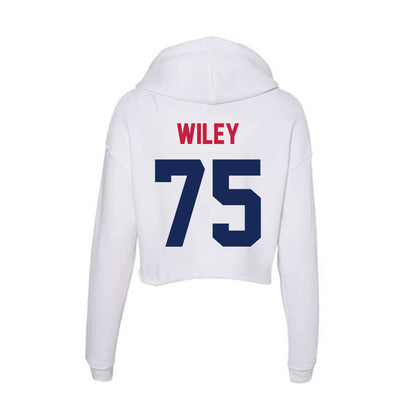 South Alabama - NCAA Football : Tyler Wiley - Women's Crop Fleece Hoodie-1