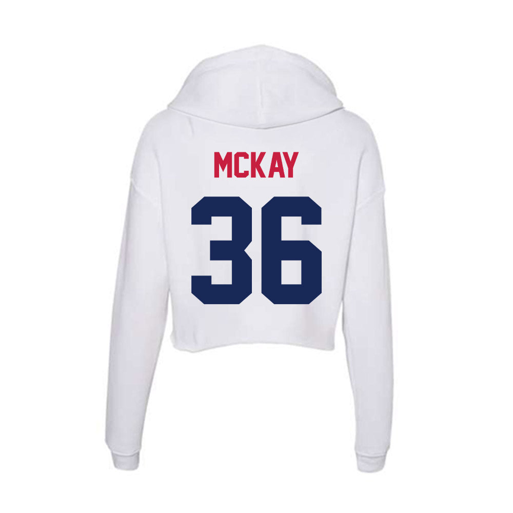 South Alabama - NCAA Football : Micah McKay - Women's Crop Fleece Hoodie-1
