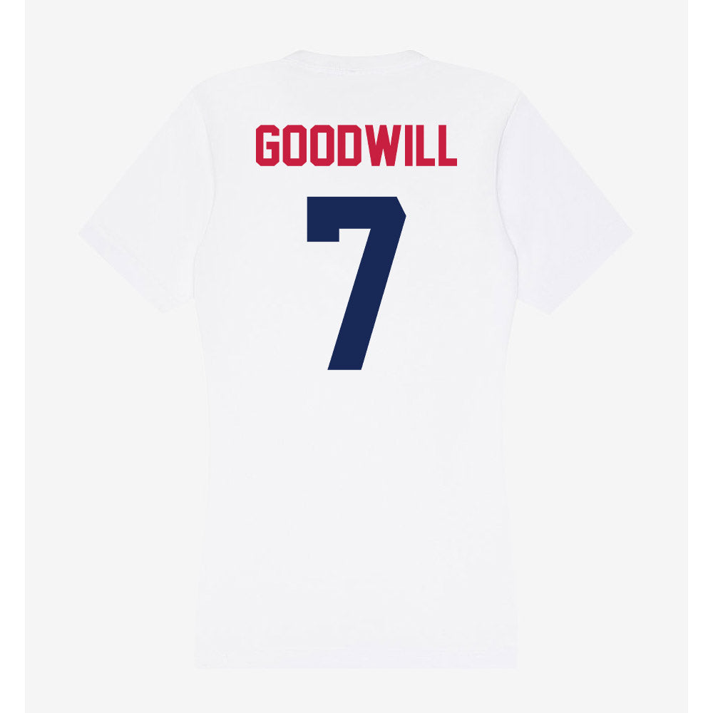 South Alabama - NCAA Football : Ty Goodwill - Women's V-Neck T-Shirt-1