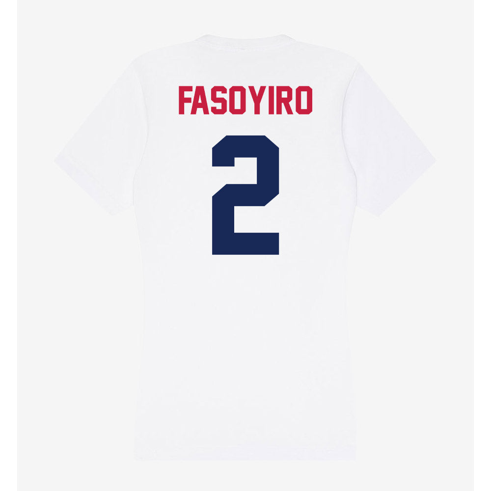 South Alabama - NCAA Men's Basketball : Dylan Fasoyiro - Women's V-Neck T-Shirt-1