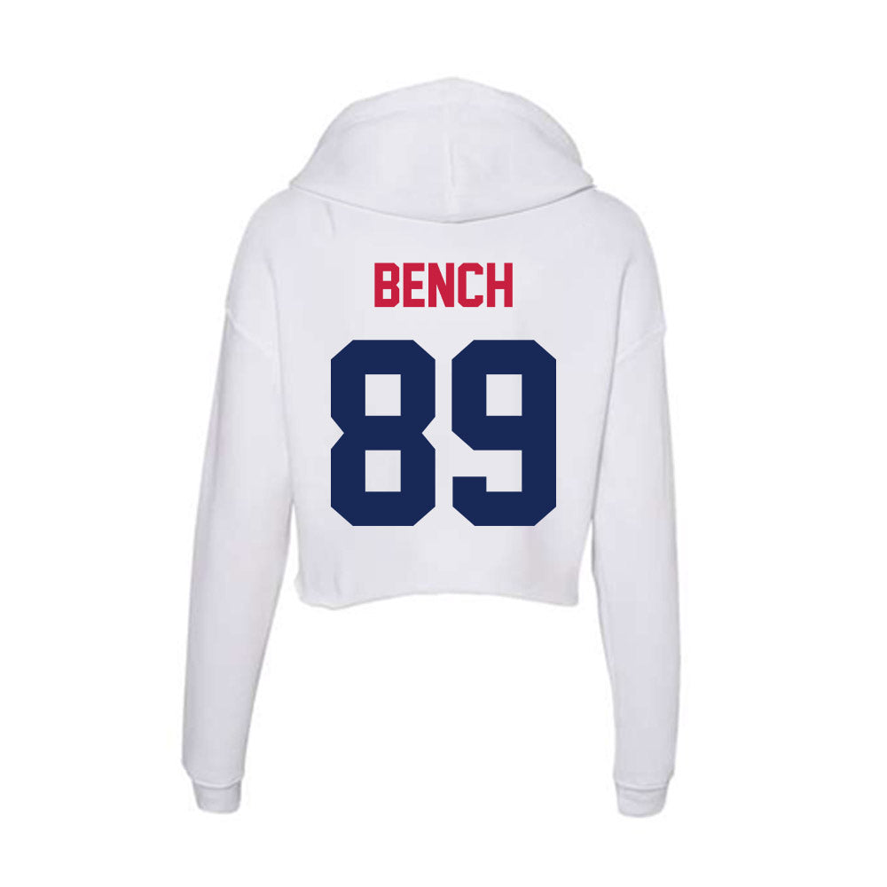 South Alabama - NCAA Football : Andrew Bench - Women's Crop Fleece Hoodie-1
