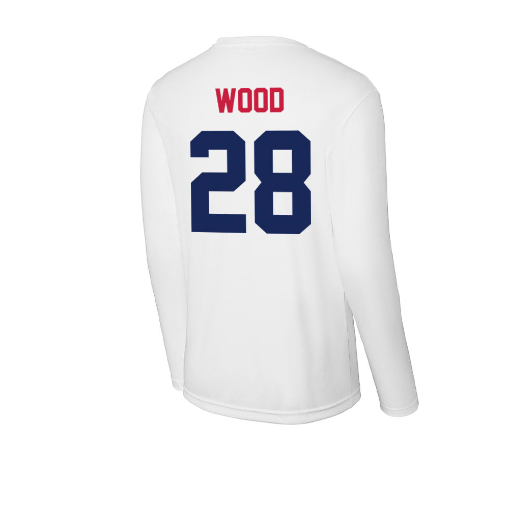 South Alabama - NCAA Baseball : Nathan Wood - Activewear Long Sleeve T-Shirt-1