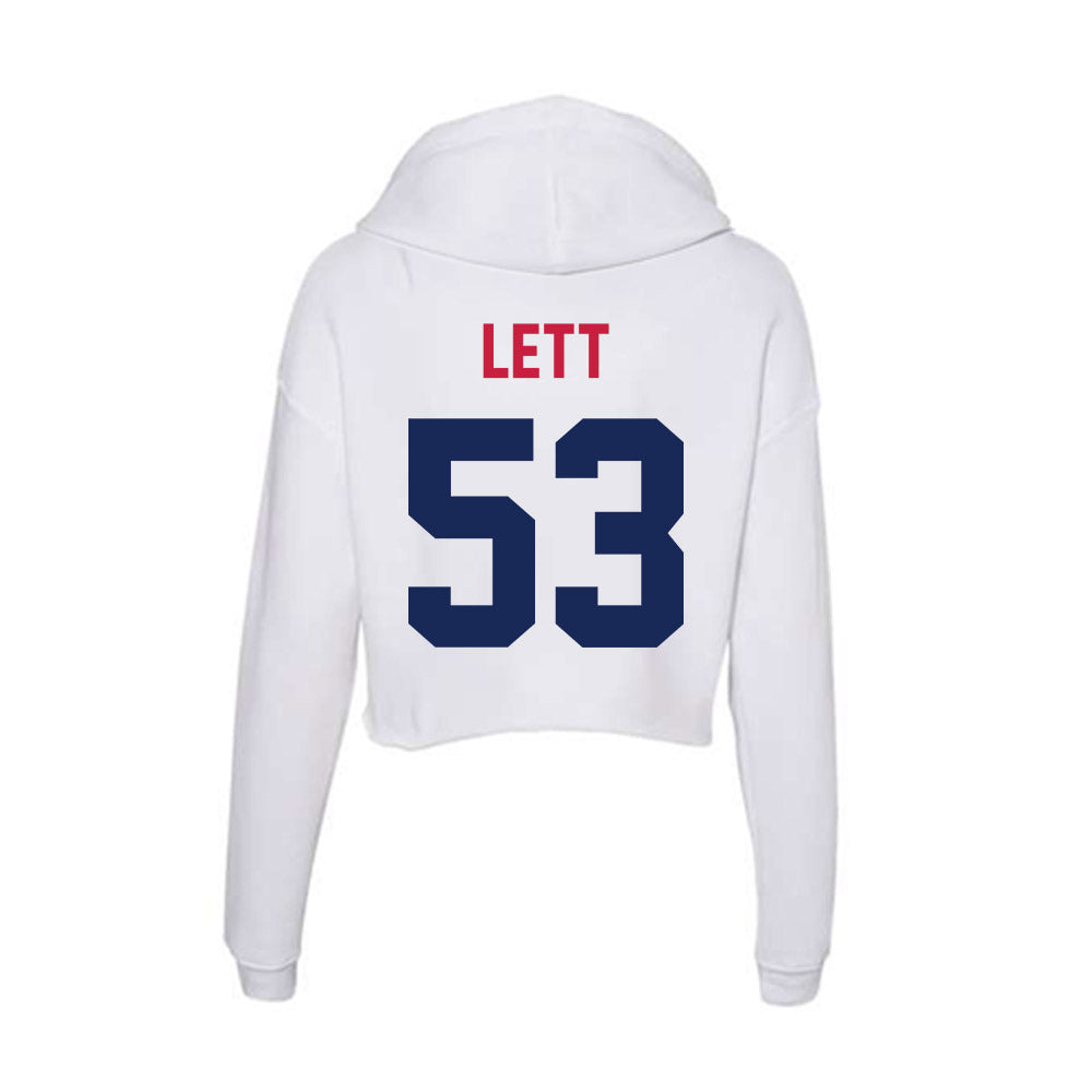 South Alabama - NCAA Football : Letrelle Lett - Women's Crop Fleece Hoodie-1