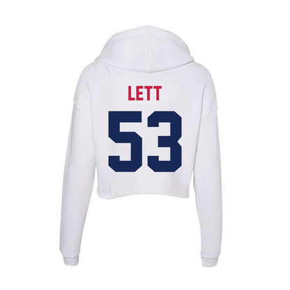 South Alabama - NCAA Football : Letrelle Lett - Women's Crop Fleece Hoodie-1