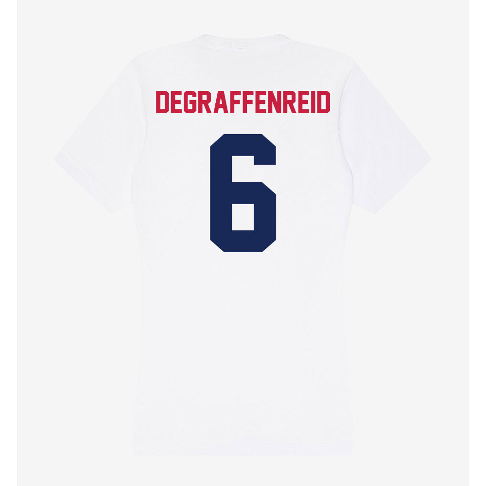South Alabama - NCAA Football : Kaydon Degraffenreid - Women's V-Neck T-Shirt-1