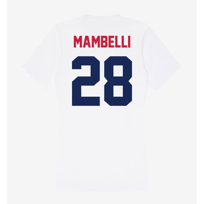 South Alabama - NCAA Softball : Virginia Mambelli - Women's V-Neck T-Shirt-1