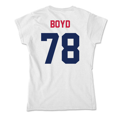 South Alabama - NCAA Football : Noah Boyd - Soft Style Women’s T-Shirt-1