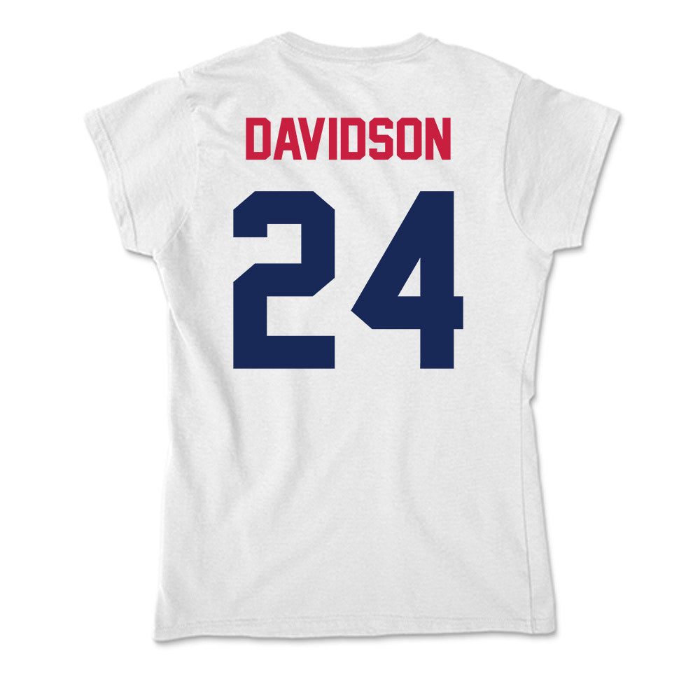 South Alabama - NCAA Softball : Megan Davidson - Soft Style Women’s T-Shirt-1