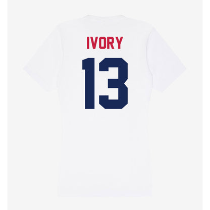 South Alabama - NCAA Football : Javon Ivory - Women's V-Neck T-Shirt-1