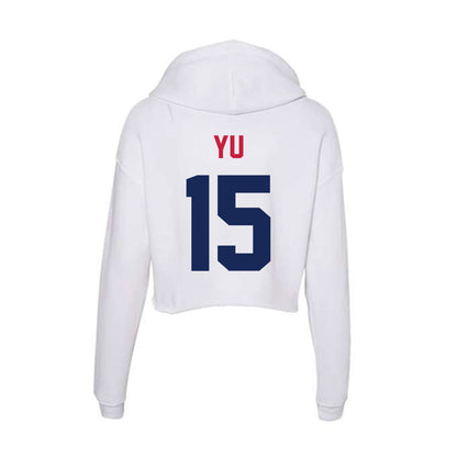South Alabama - NCAA Women's Soccer : Lauren Yu - Women's Crop Fleece Hoodie-1
